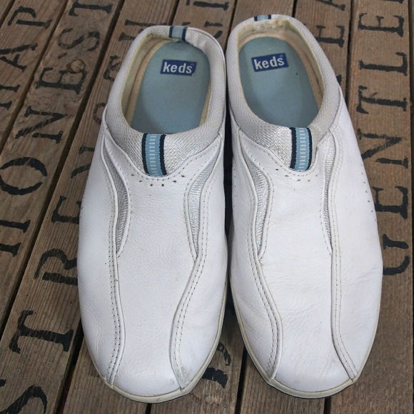 keds leather mules